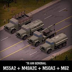 '78 AM General M35 trucks Steam Workshop preview